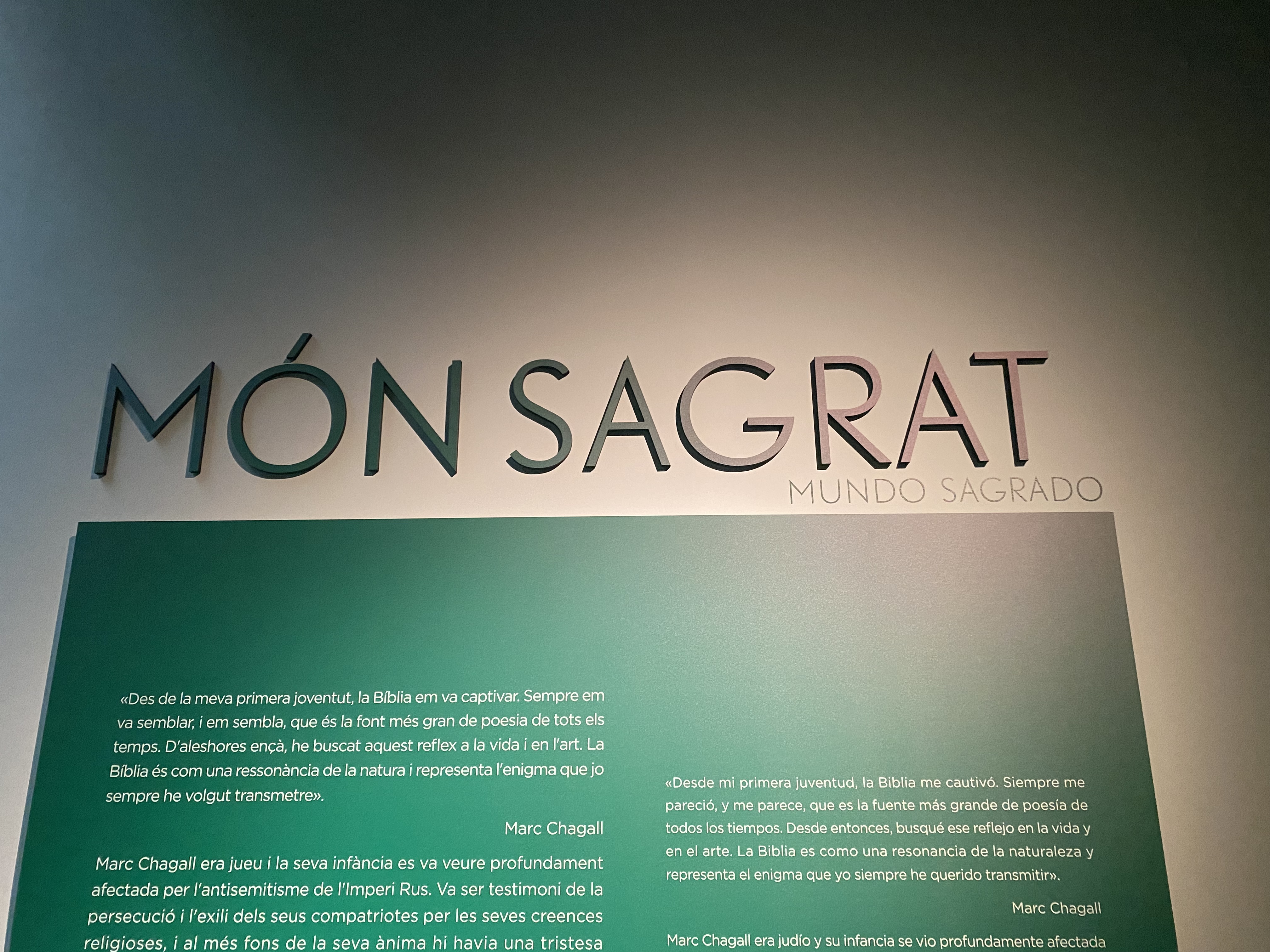 Exposició 'Món Sagrat'