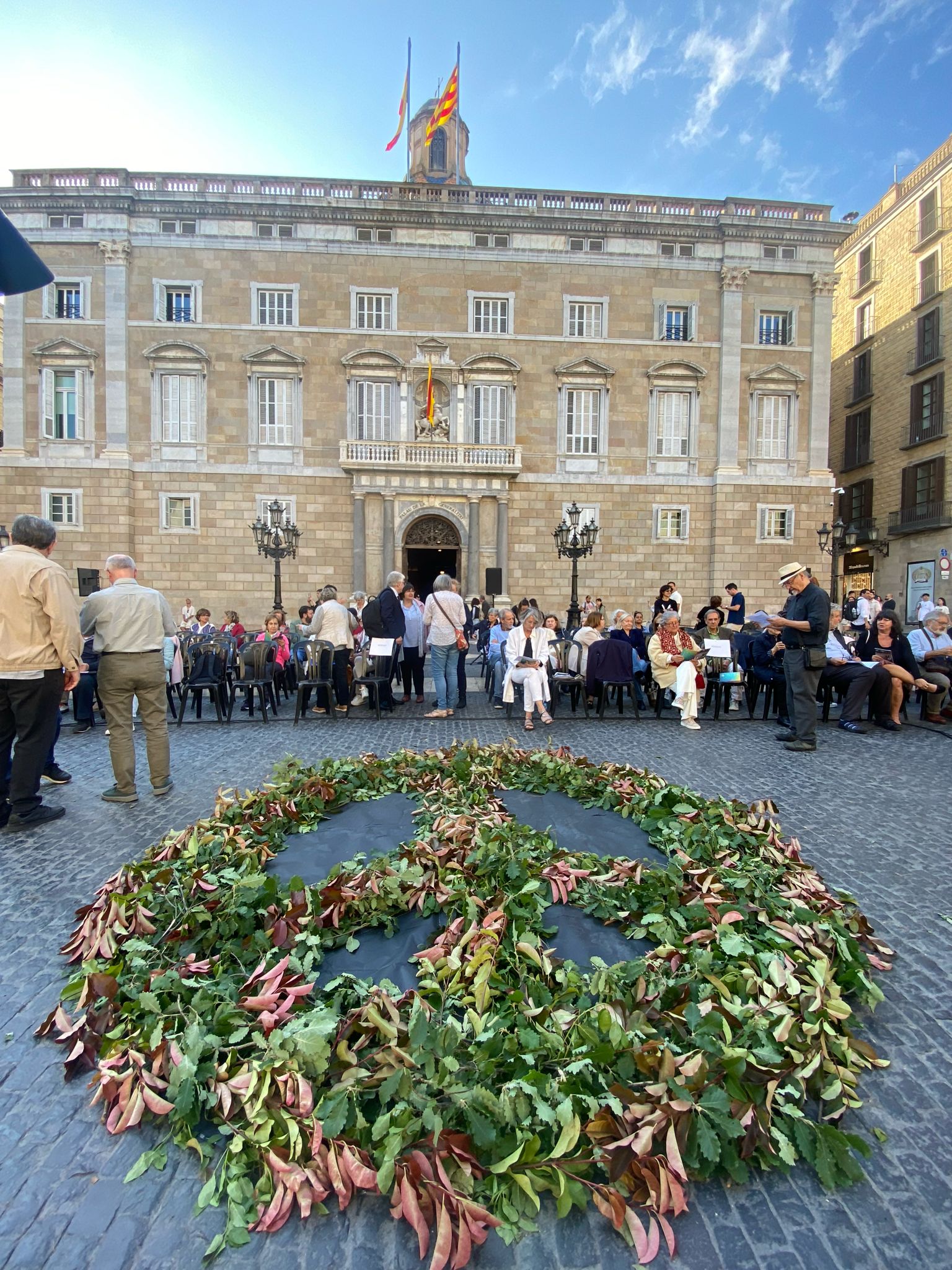 Símbol de pau floral_La Pau al Co