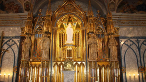 Missa en honor a la Verge Blanca de l'Acadèmia a la Catedral de Lleida