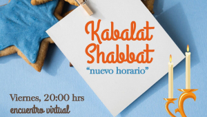 Kabalat shabat virtual de Pesaj