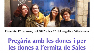 Pregària per les dones i amb les dones a Viladecans