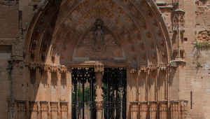 La porta dels Apòstols de la Seu Vella de Lleida