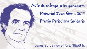 Lliurament del Memorial Joan Gomis 2019