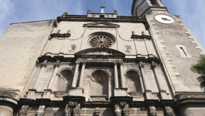 Inauguració de la façana de Sant Esteve d'Olot