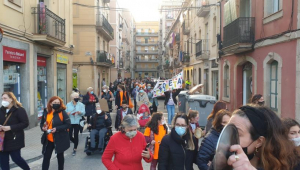 Oposició al tancament d'una escola concertada centenària a Barcelona