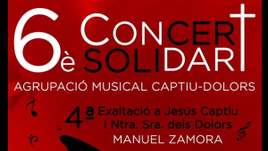 [SUSPÈS] 6è Concert Solidari Captiu-Dolors, a Mataró