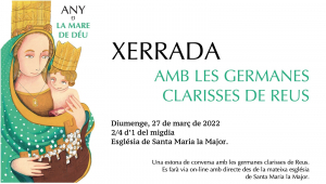 Xerrada amb les Clarisses de Reus, a Montblanc