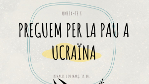 Preguem per la pau a Ucraïna, a Mataró