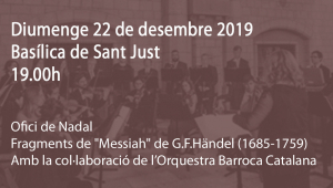 Ofici de Nadal, amb fragments del "Messies" de Händel