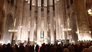 Santa Maria del Mar acull una pregària ecumènica per la pau a Ucraïna