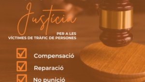 Sopar de la fam destinat a les persones que han patit "tràfic" de persones