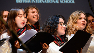 Cor i orquestra de la British international school of Rome.