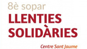 Sopar de Llenties Solidàries, a l’Escola Sant Ignasi de Barcelona