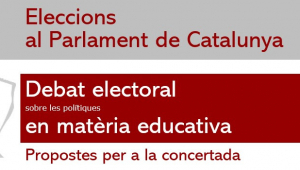 Debat electoral en matèria educativa