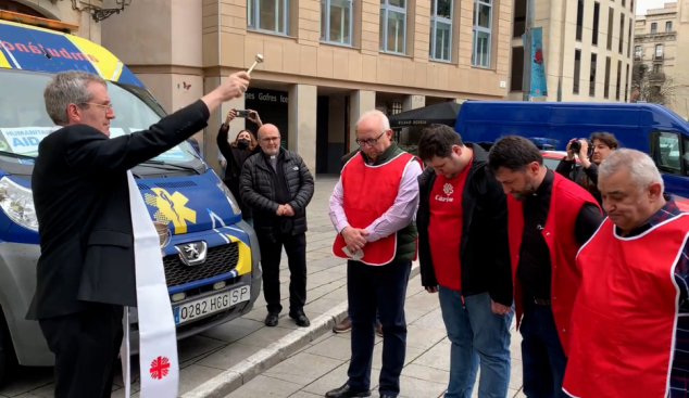 Càritas Barcelona envia dues ambulàncies a Ucraïna