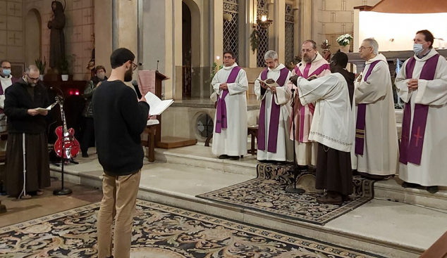 Marc Vallès, nou caputxí profés al convent d'Arenys de Mar