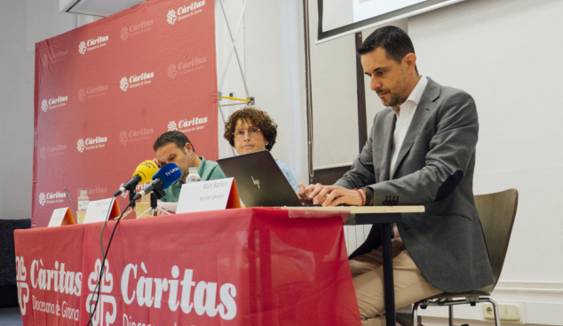 Càritas Girona atén un 12% més de persones que abans de la pandèmia