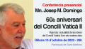 60è aniversari del Concili Vaticà II, amb Josep M. Domingo