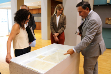 Inauguració de l'exposició sobre Puig i Cadafalch