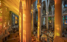 Interior Sagrada Família