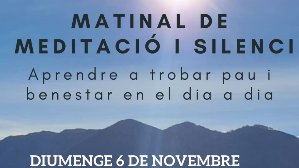 Matinal de meditació i silenci a Terrassa